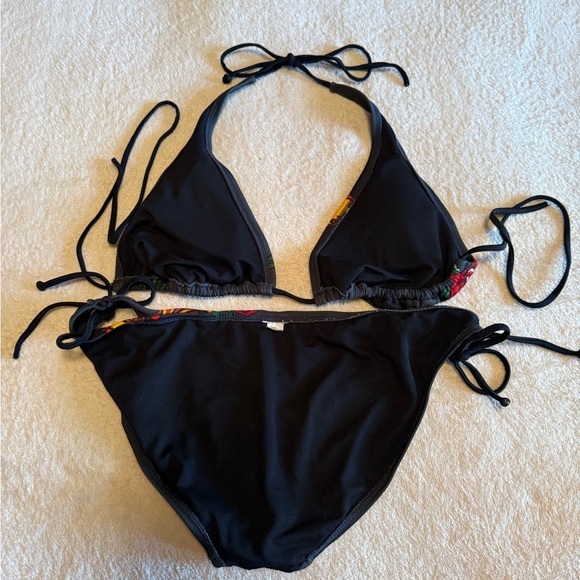 Target Black Bikini with Butterfly and Skull Design - Picture 9 of 14
